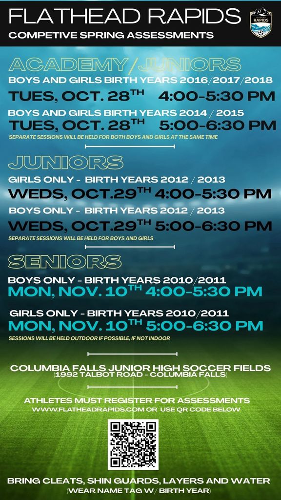 Spring 2026 Rapids Assessments - All Ages