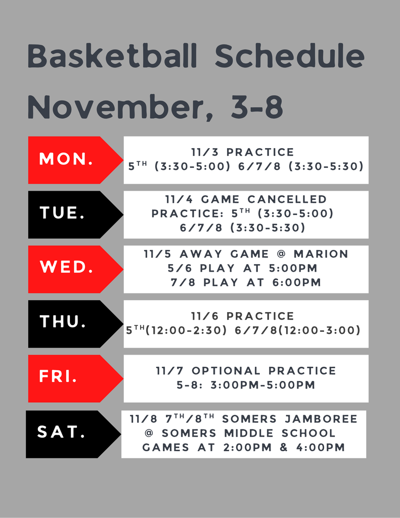 Nov. 3-8 Boys Basketball
