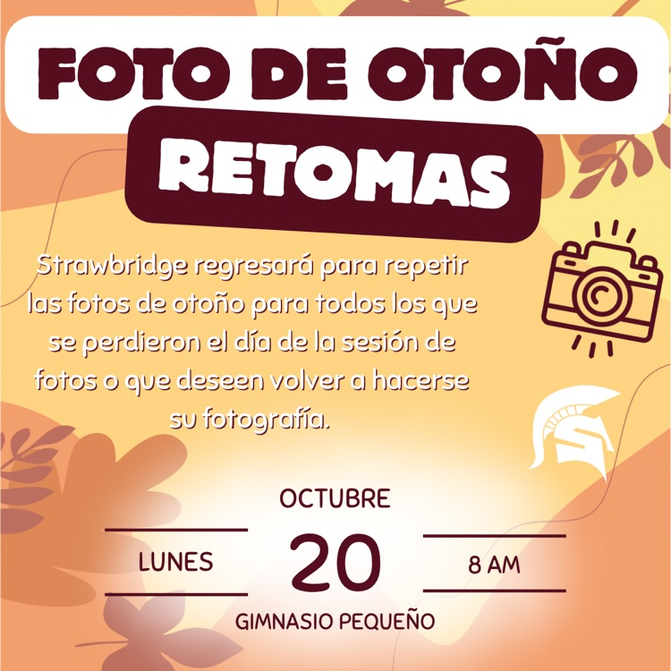 Fall Picture Retakes 2025 Spanish
