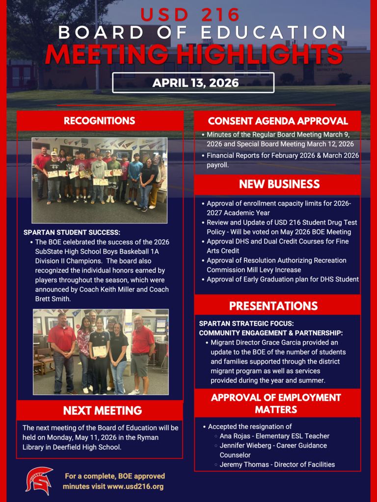 4.13.2026 BOE Highlights