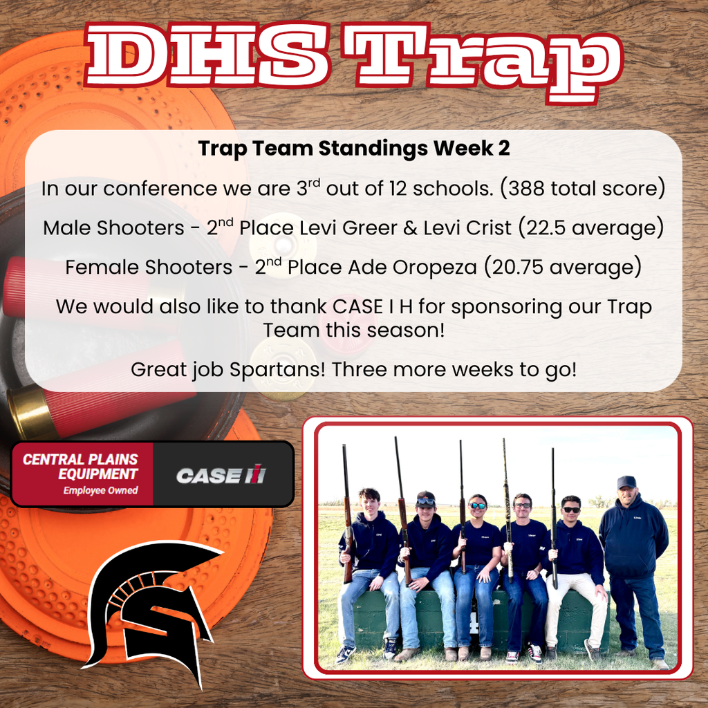 Week 2 Trap Standings Post