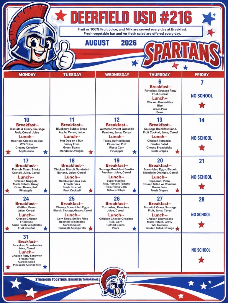Colorful promotional flyer titled āMS Summer Skillsā with a red-to-blue gradient background and a faint Trojan/warrior mascot silhouette in the center. The flyer is divided into five white-bordered sections listing middle school summer activities: MS Football (top left): Mondays and Tuesdays. Weights with Lakin from 8:30ā9:45 a.m.; practice from 10:00ā11:00 a.m. MS Volleyball (top right): Mondays and Wednesdays, 8:30ā9:30 a.m. MS Cross Country (middle left): Mondays and Thursdays at 6:00 p.m. MS Basketball (middle right): Mondays and Thursdays. Boys practice at 7:30 a.m. and 7:00 p.m.; girls schedule is to be determined (TBD). Summer Weights (bottom center): Middle school boys from 6:30ā7:30 a.m.; middle school girls from 7:30ā8:30 a.m. The title is displayed in large white letters across the top, and the activity headings are shown in decorative red-and-white lettering.