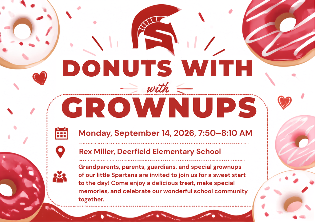 Donuts with grownups, Monday September 14