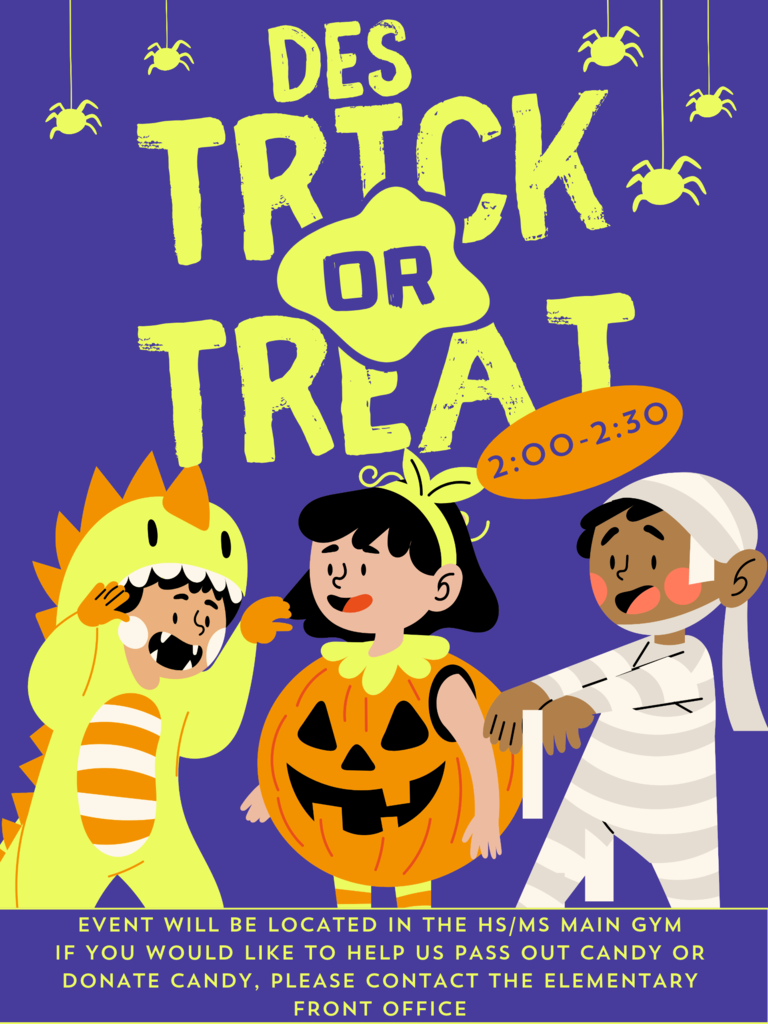 Purple Trick or treat sign,