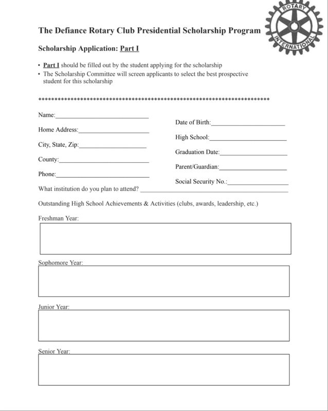 Rotary  Scholarship P.1