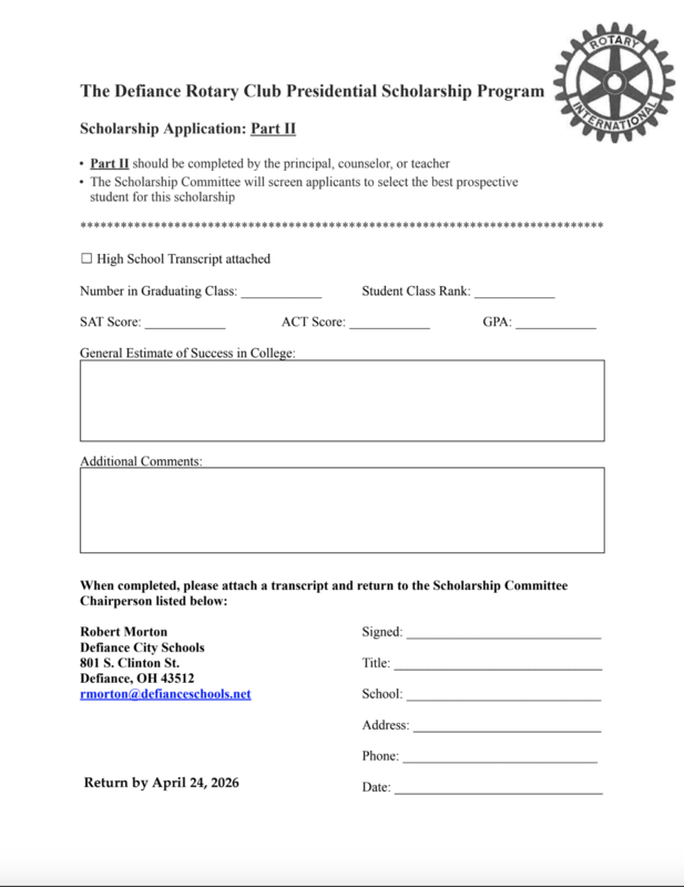 Rotary  Scholarship P.2