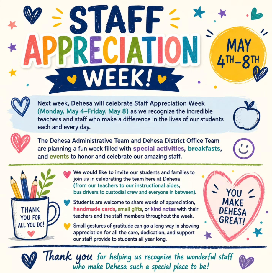 Appreciation week flyer
