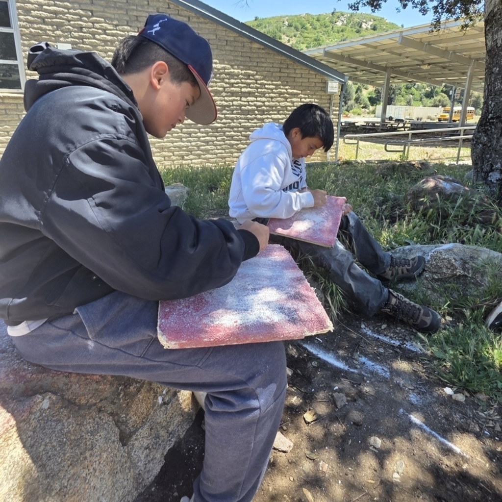 polishing rocks