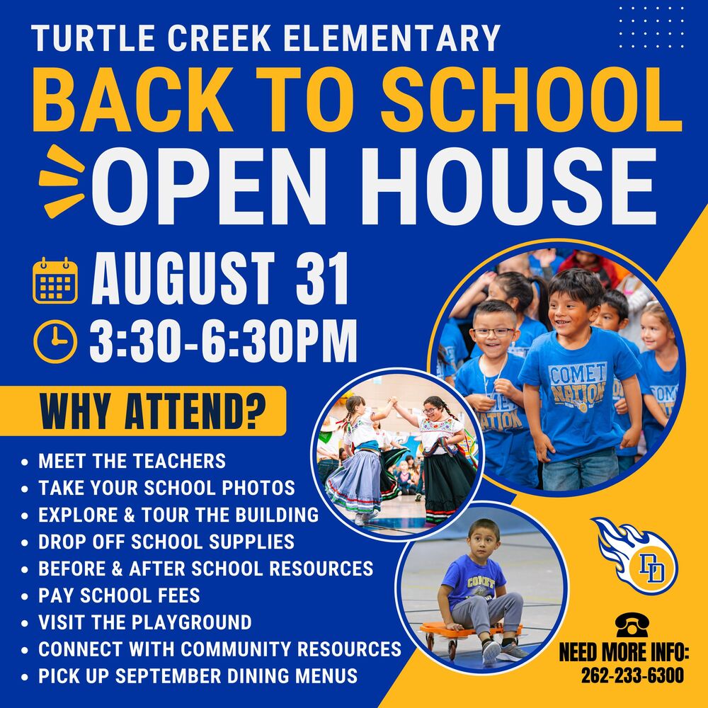 TC students and families come to back to school open house night