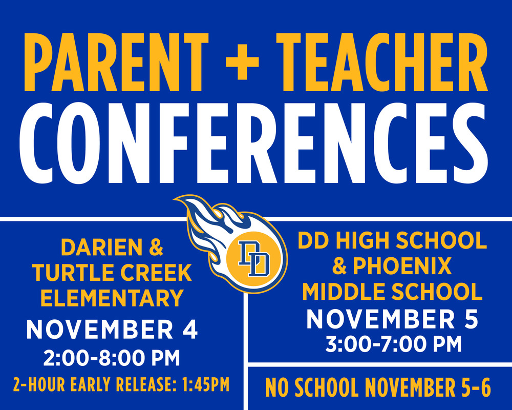 Parent/Teacher Conferences are set for Nov. 4 & 5