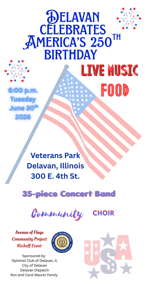 Delavan Celebrates America's 250th Birthday