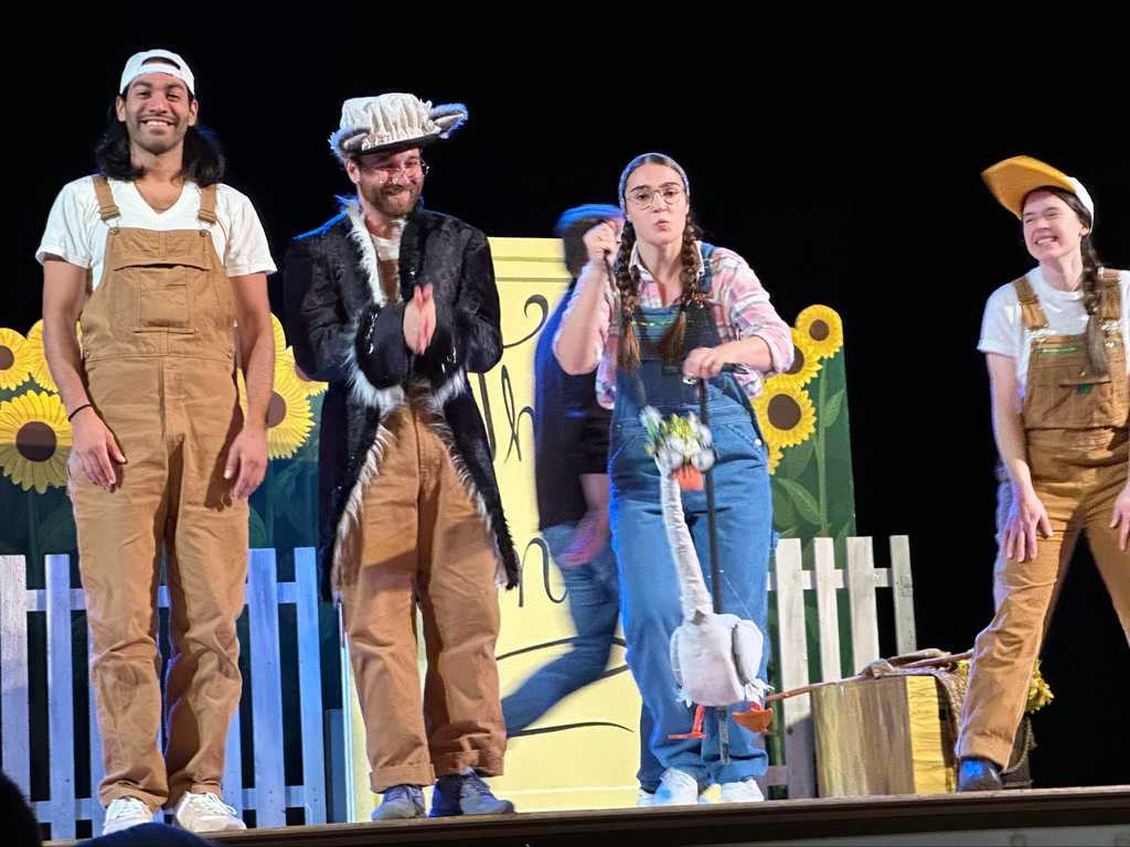 Opera performers on stage for The Ugly Duckling