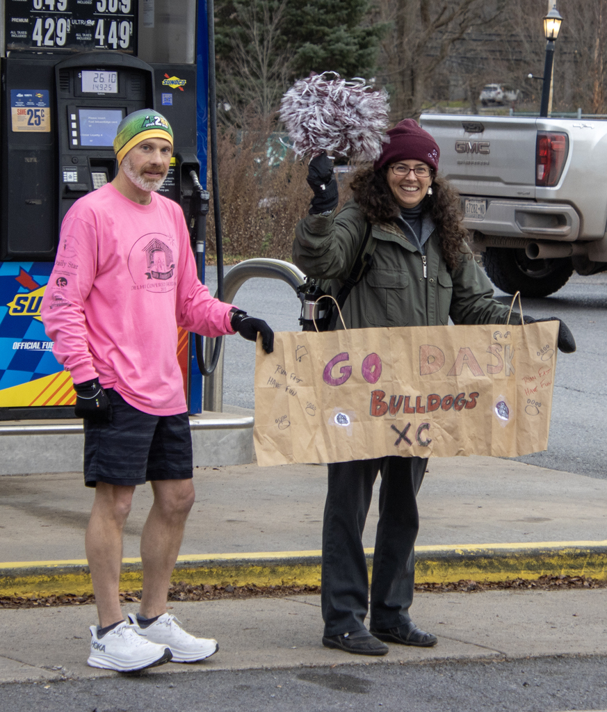 downtown Go Bulldogs sign