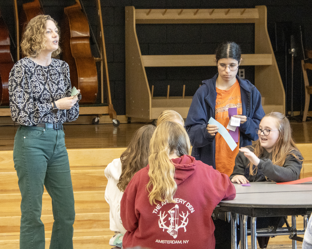 adult, high schooler and elementary students