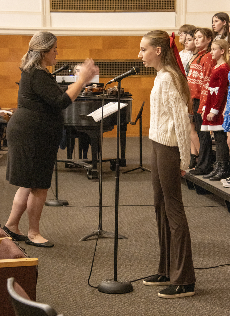 student vocal soloist