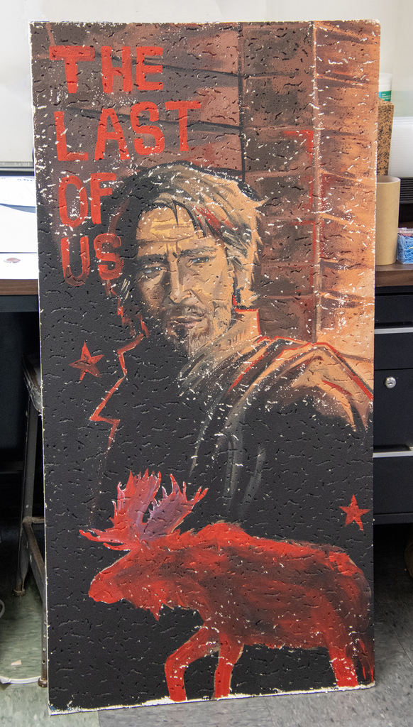The Last of Us painting