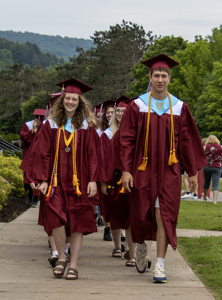 Leah and Rocco lead the seniors