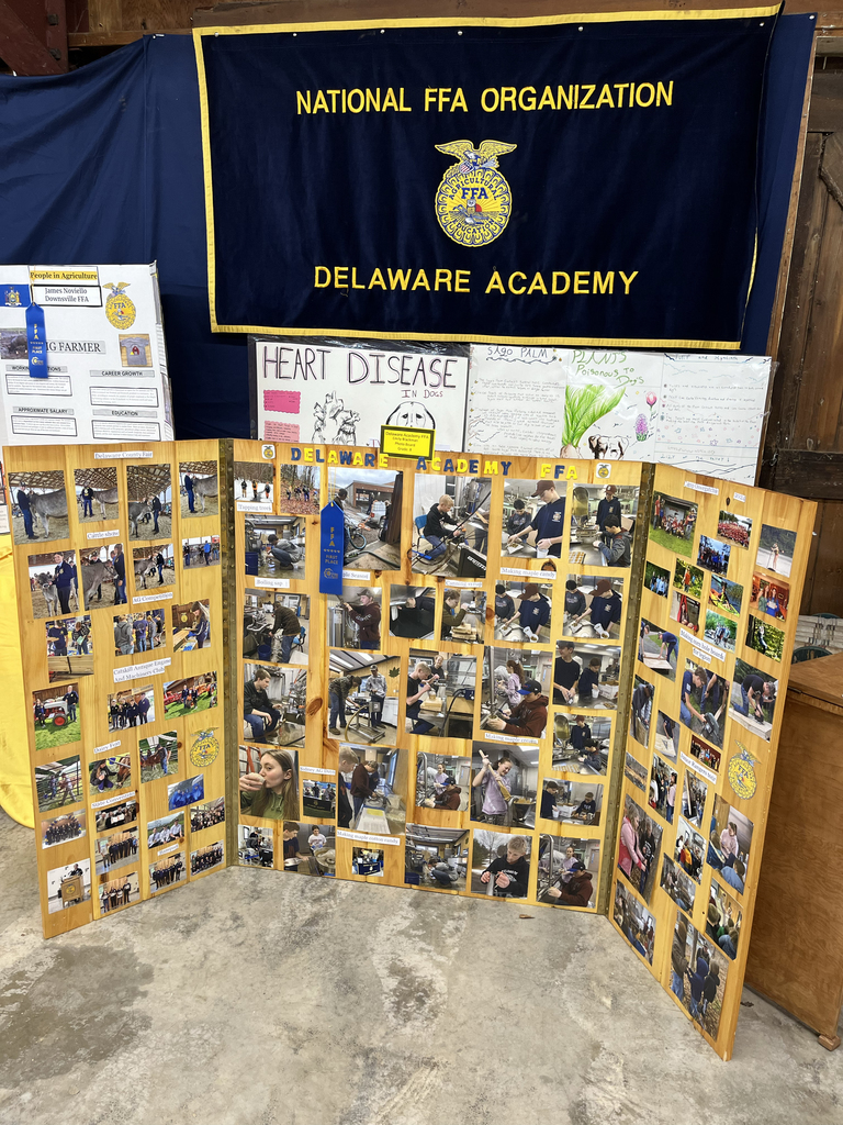 Delaware Academy FFA chapter display