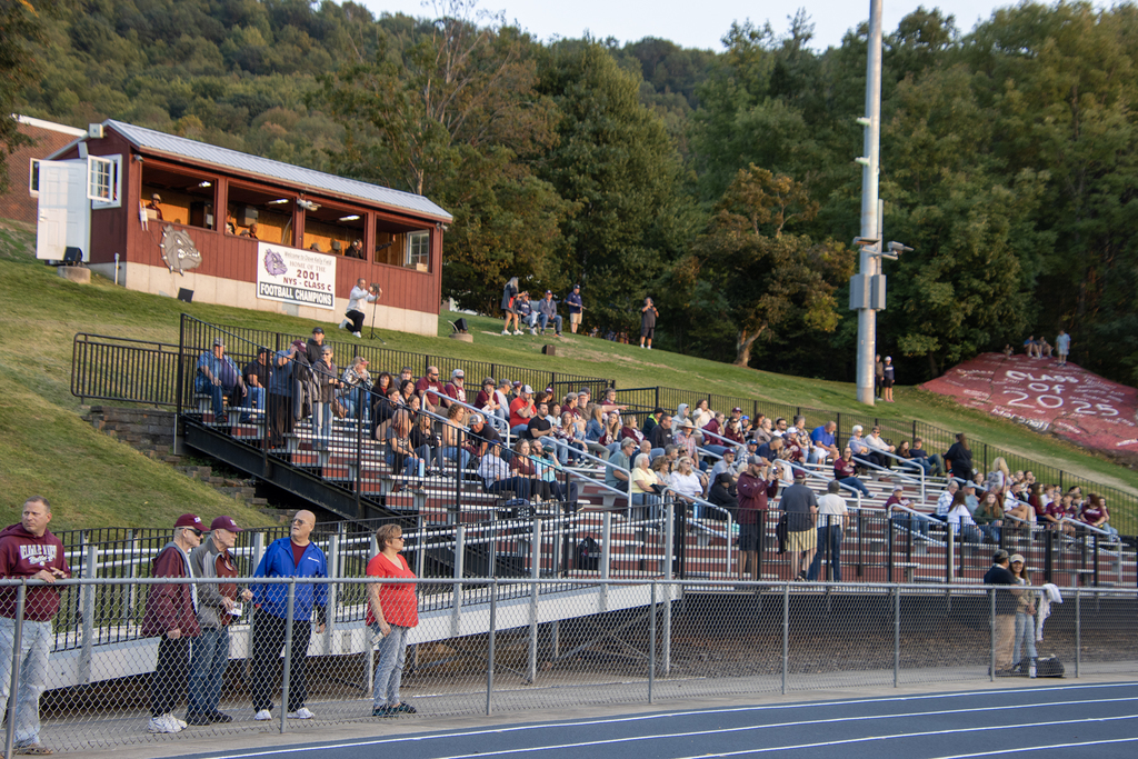 crowd at football game