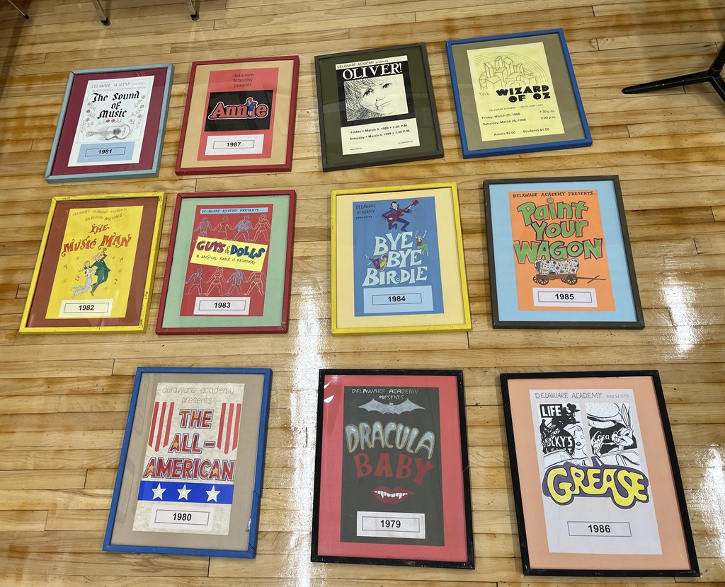 11 play posters in frames