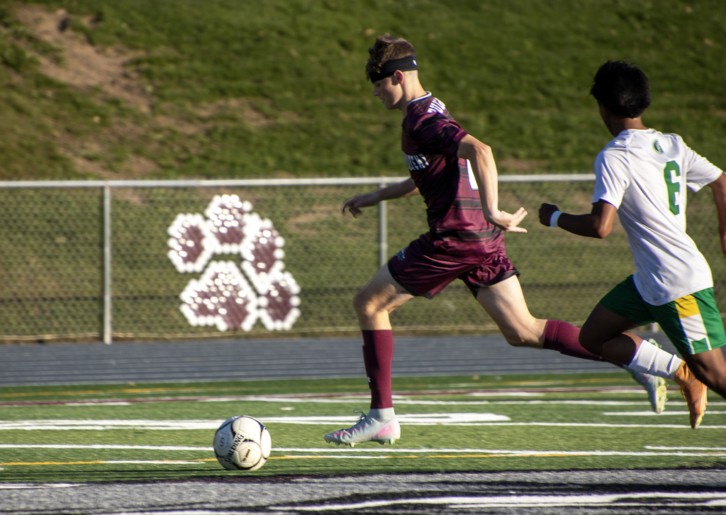 boys soccer action