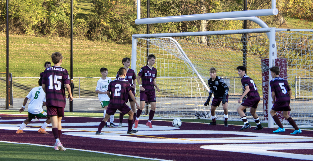 boys soccer action