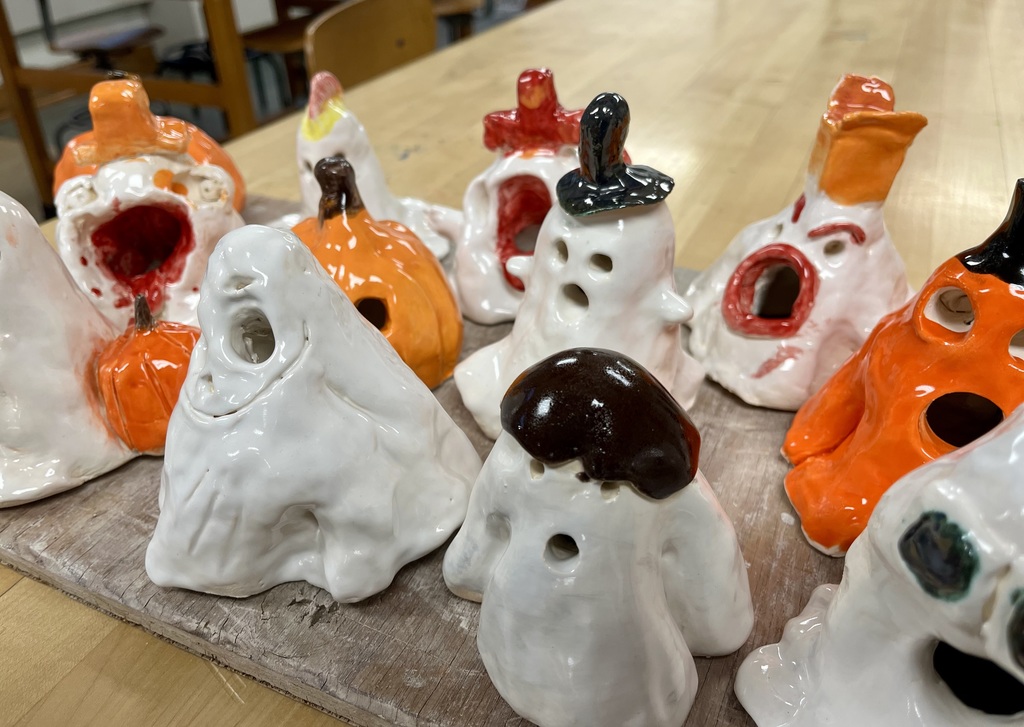 pinchpot pumpkins and ghosts