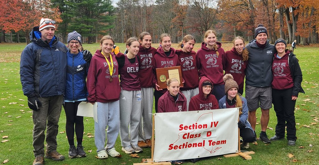 Section IV Class D Champs - girls plus coaches