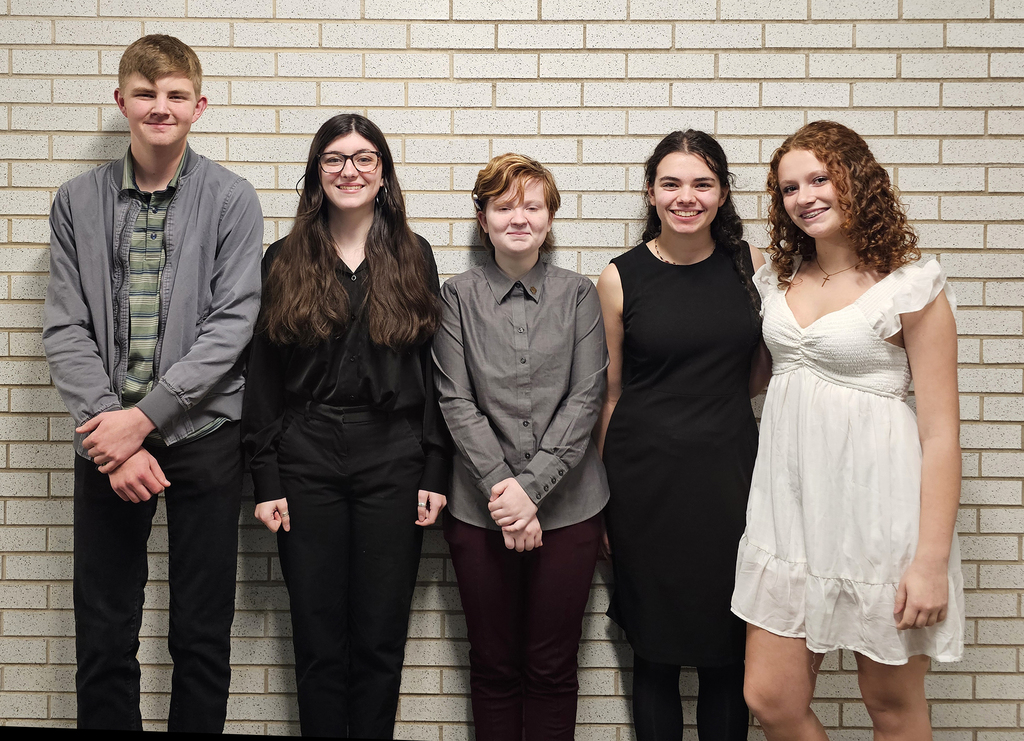 area all state 5: Asa Moxley, Eveline Ainsworth, Keiran Synan, Daniella Pizzo , Alanna Dones