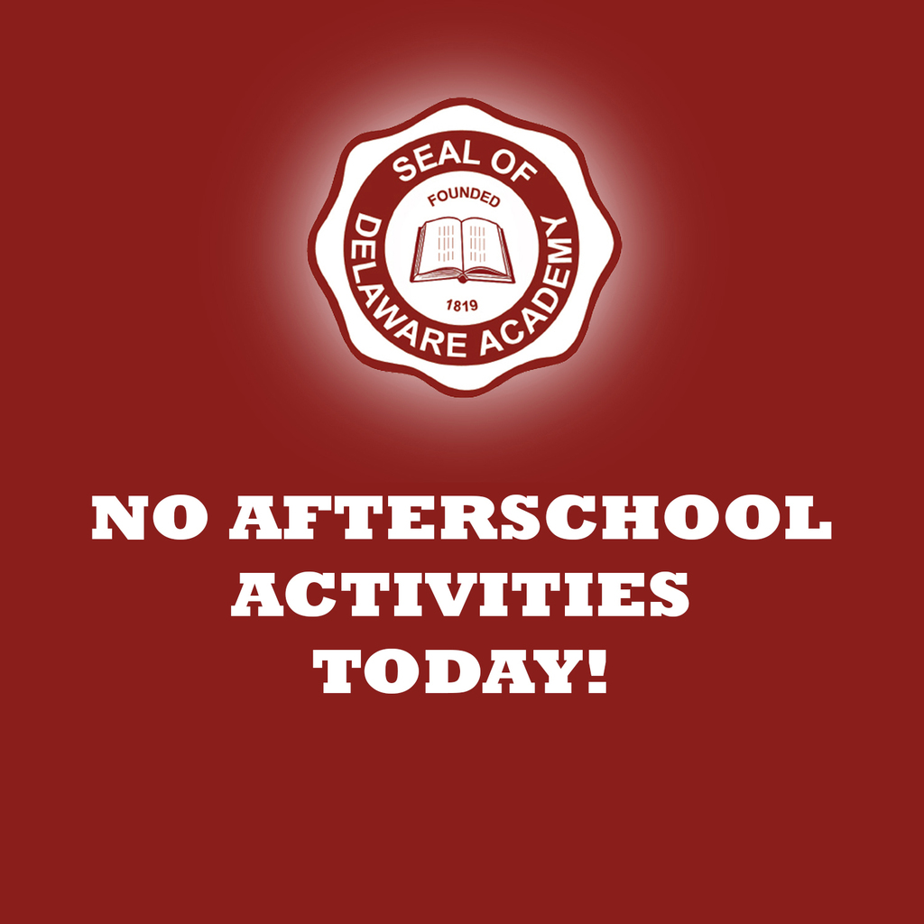 no afterschool activities today!