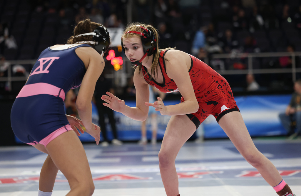 Cadence and opponent wrestling in the championship