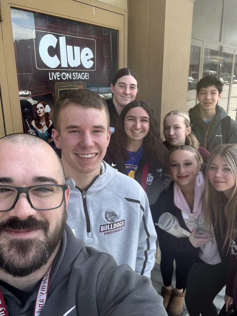 photo of Mr. Murray Jeremy MacNeill, Lucy Reynolds, Marley Leddy, Addison Albright, Danielle Ennist, Jason VanMaaren, and Rebecca Verspoor.