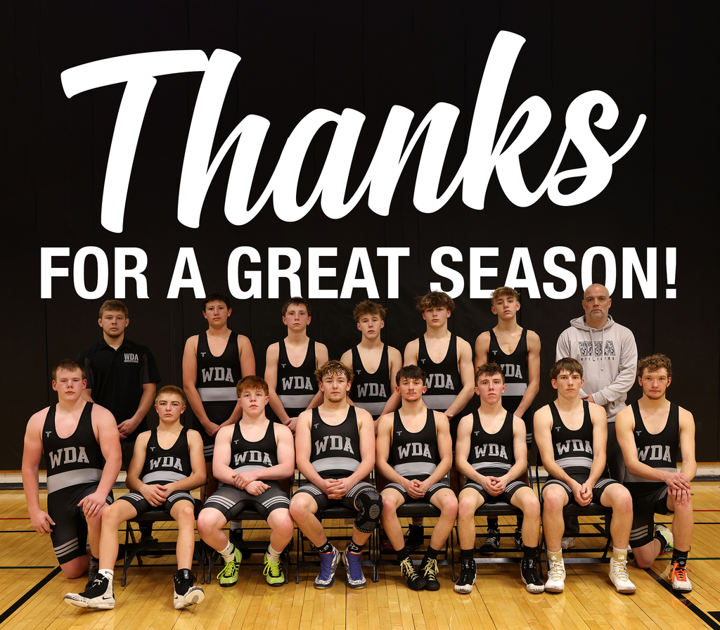 BOYS WRESTLING TEAM- Thanks for a great season!