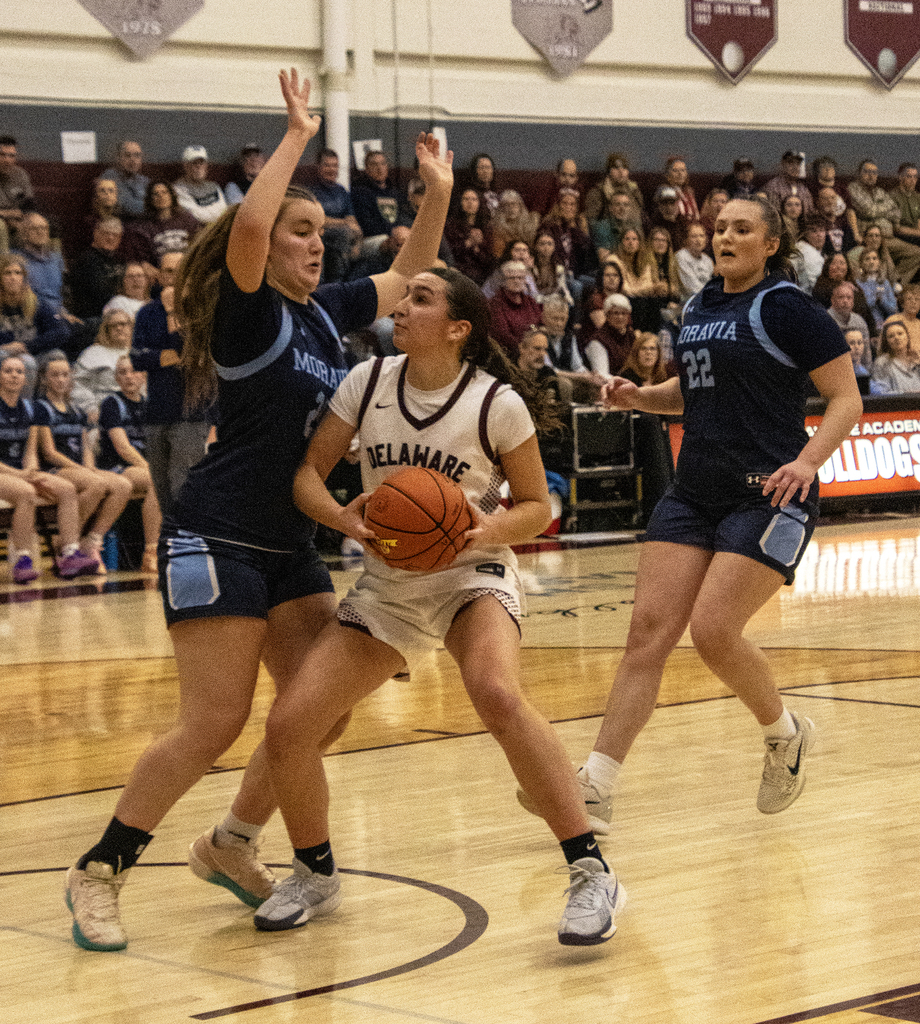 girls basketball action