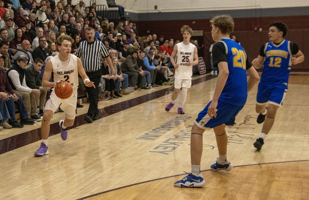 boys basketball action shot