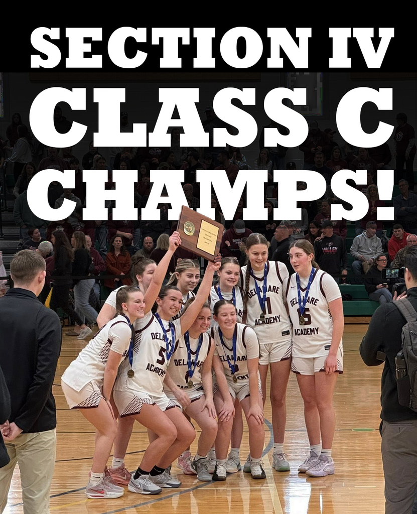 girls with trophy "Sevtion IV Class C Champs!"