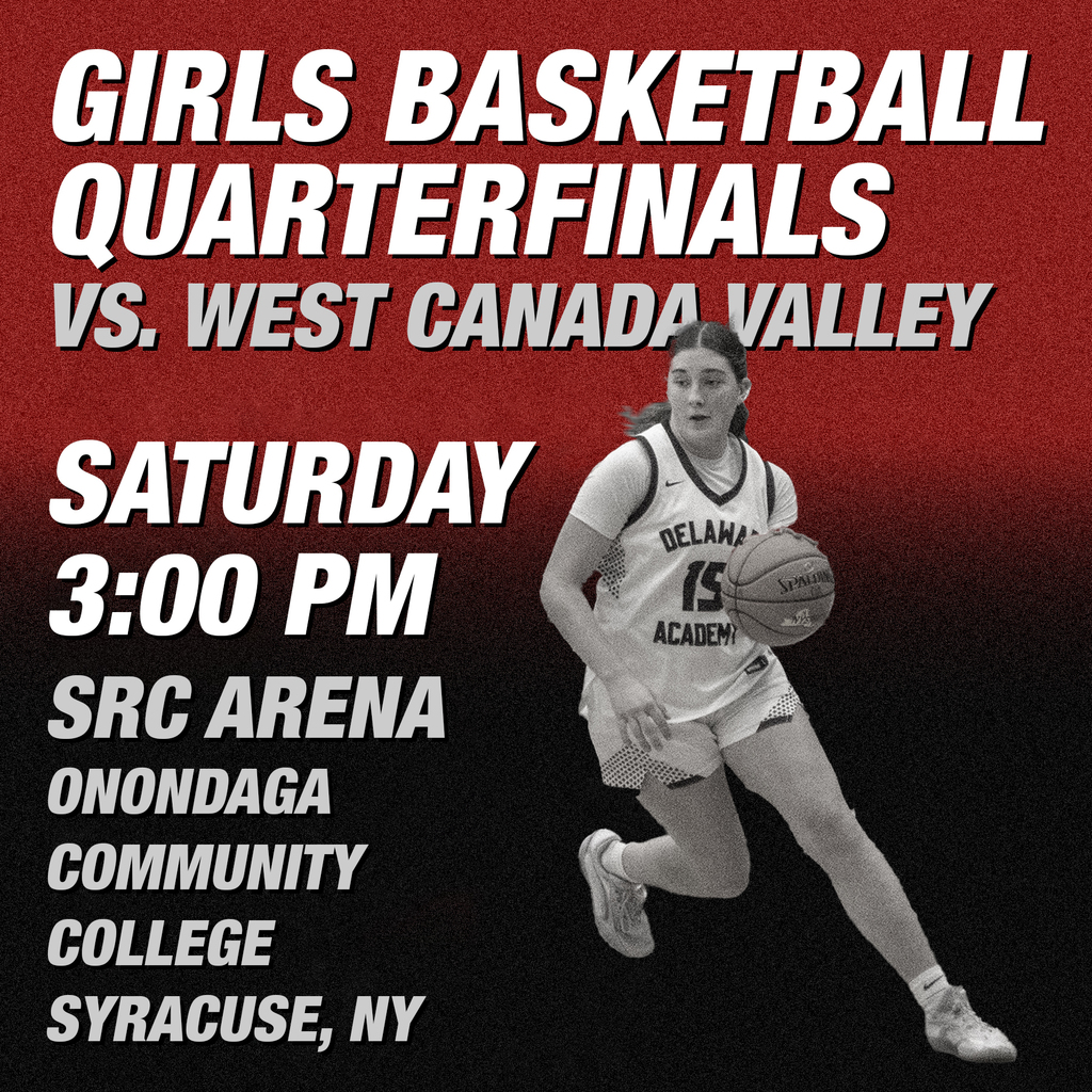 GIRLS BASKETBALL QUARTERFINALS  VS. WEST CANADA VALLEYSATURDAY3:00 PMSRC ARENA ONONDAGACOMMUNITY COLLEGESYRACUSE, NY