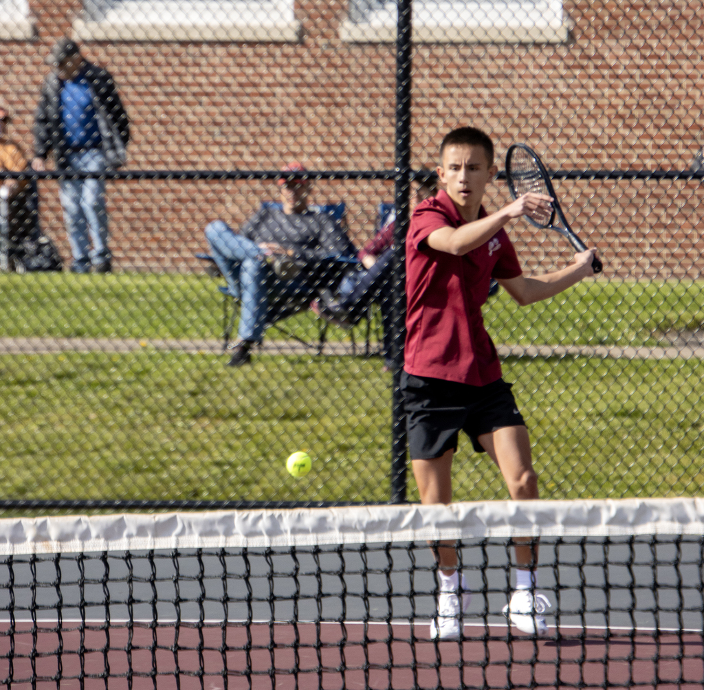 tennis player in action on the court
