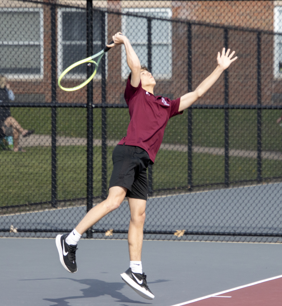 tennis player in action on the court
