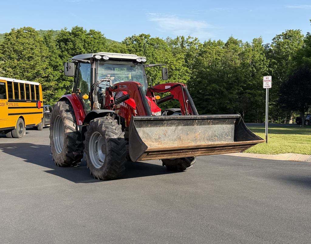 Red tractor