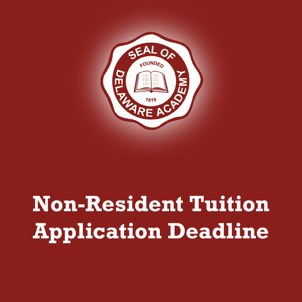 Noon-Resident Tuition Application Deadline plus DA seal
