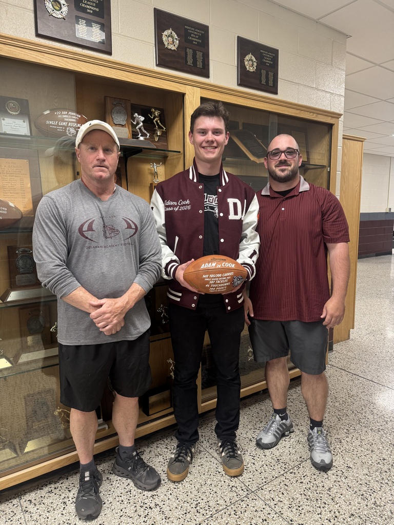 Adam with Coach Neumann and Mr. Murray