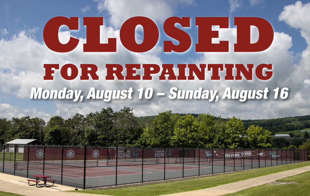 CLOSED for Repainting Monday August 10 - Sunday, August 16