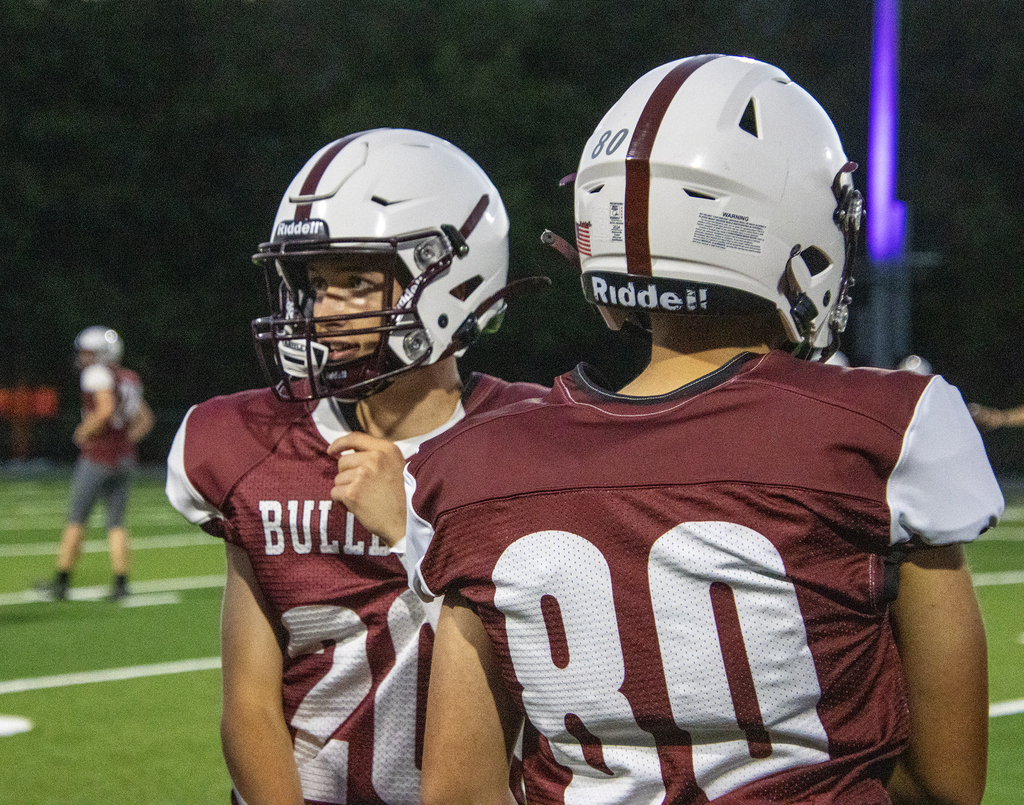 closeup of a football player (number 20)