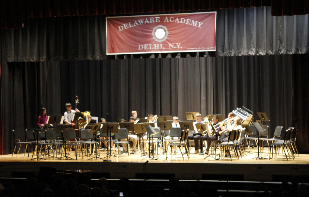 small jazz band on stage