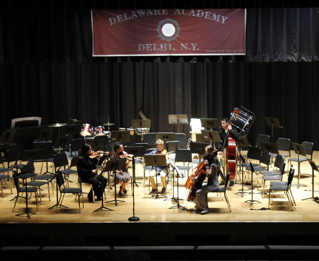 small string ensemble on stage