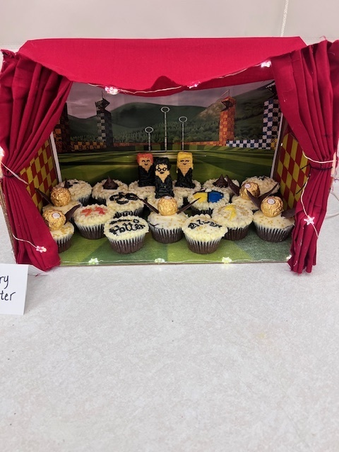 Harry Potter cupcake display