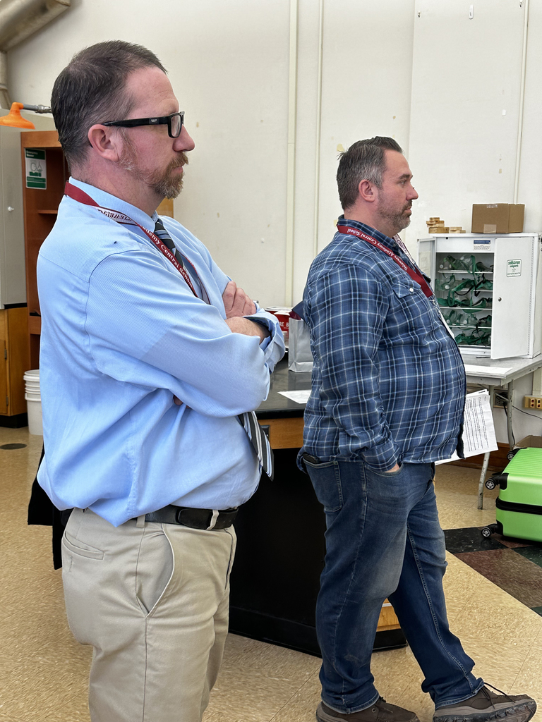 two presenters at the career fair