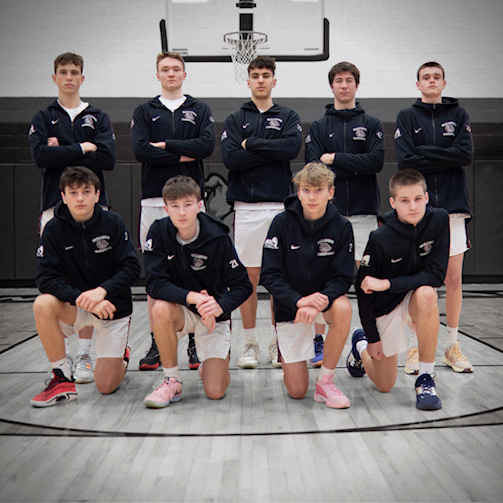 team photo boys varsity basketball