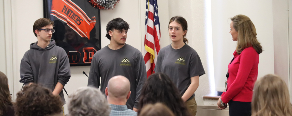 DACC Construction Technology students present Tiny Home Project to Delaware County Housing Alliance